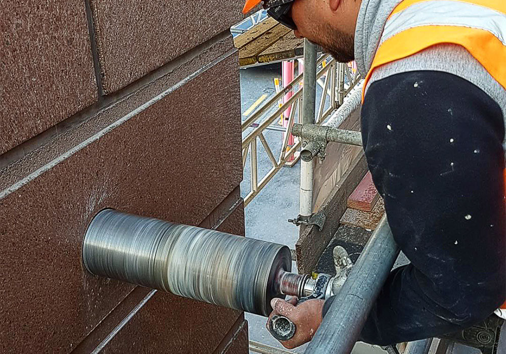Concrete drilling