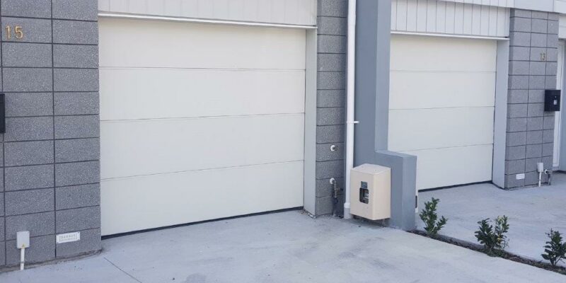 Honed Block Facade on Townhouses